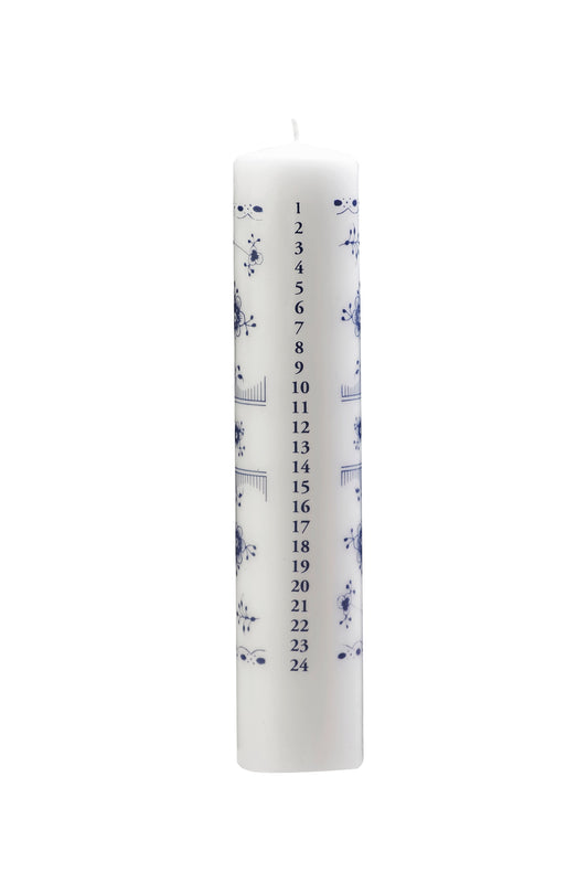 Royal Calendar Candles, Blue -