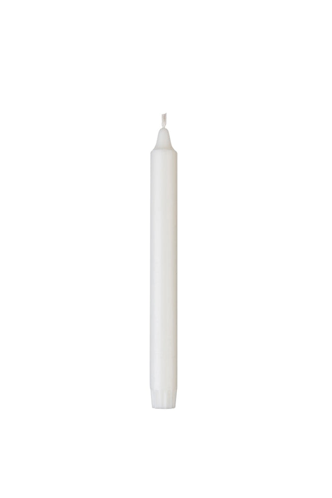 Danish Taper Candles (Kronelys), 24 cm - White