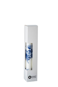 Classic Candles. Ø=2.3 cm. Gift box w. 8 pcs - Blue Flower