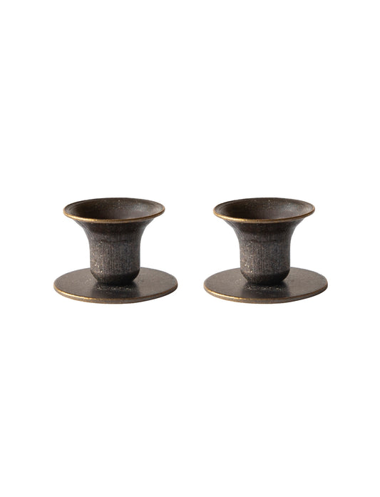 The Bell Candlestick (2.3 cm candle) - 2 pack - Burned